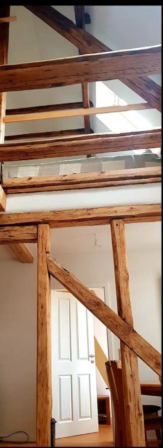 Wohnen Im Dreiseitenhof Mit Galerieschlafzimmer Neudietendorf Luaran gambar